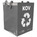 Tašky na triedený odpad SORT EASY 4 METAL, 30x30x40cm, 4x36l, 4ks SIXTOL