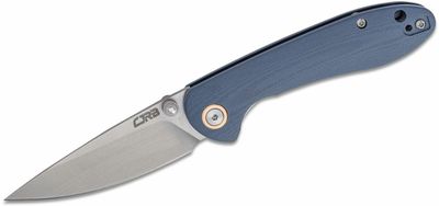CJRB J1912S-GYC Feldspar Small vreckový nôž 7,6 cm, Stonewash, šedá, G10