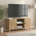 vidaXL TV skrinka 102 x 34,5 x 50 cm Dub artisan Kompozitné drevo