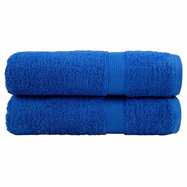 vidaXL Prémiové osušky SOLUND 2 ks modré 100x150 cm 600 g/m2
