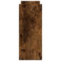 vidaXL Stolový organizér nastav. dymový dub 40x17x41 cm kompozit.drevo