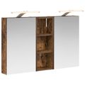 vidaXL Set kabinetov do kúpeľne 3 ks 80 x 10,5 x 50 cm