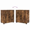 vidaXL Sada kúpeľňového nábytku 3 ks Dymová dub 61 x 35 x 64 cm