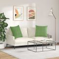 vidaXL Vankúše na pohovku 2 pcs Svetlo zelená 60 x 60 cm