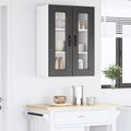 vidaXL Dvierka na umývačku Kalmar Čierna 60 x 31 x 80 cm