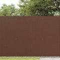 vidaXL Záhradný plot obojstranný hnedý 1,8x3 m PVC
