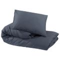 vidaXL Súprava obliečok na paplón antracitová 200x200 cm bavlna