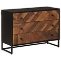 vidaXL Zásuvkový kabinet so zásuvkou 75 x 30 x 54 cm
