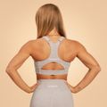 Športová podprsenka Sense Grey - BeastPink, veľkosť L, veľkosť oblečenia L