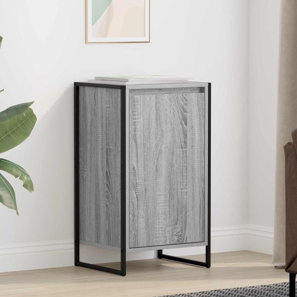 vidaXL Servírovacia skriňa Sivý Sonoma 43 x 36 x 75,5 cm