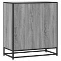 vidaXL Komoda sivá sonoma 68x35x76 cm kompozitné drevo a kov