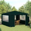 vidaXL Profesionálny párty stan+bočné steny 4x4 m, zelený 90 g/m²