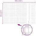 vidaXL Euro plot 1,2 x 10 m Železo potiahnuté PVC Sivá