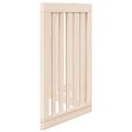 vidaXL Skladacia brána pre psa, 3 panely, 150 cm, topoľové drevo