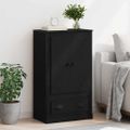 vidaXL Highboard Čierny dub 60 x 35,5 x 103,5 cm Kompozitné drevo