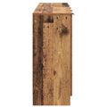 vidaXL Servírovacia skriňa 3 ks Staré drevo 120 x 30 x 70 cm
