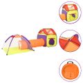 vidaXL Detský stan na hranie s 250 loptičkami farebný 338x123x111 cm