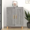vidaXL Komoda sivý dub sonoma 69,5x34x90 cm spracované drevo