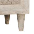 vidaXL Servírovacia skriňa 2 ks 120 x 33,5 x 75 cm mangový masív Biela