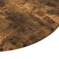 vidaXL Vrchná doska Ø 70 x 1,5 cm Okrúhly Kompozitné drevo Dymový dub