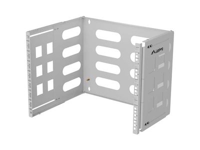 Skladací držiak pro montáž na stenu 19'' 8U 497x400/240 šedý lanberg