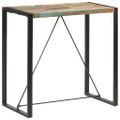 vidaXL Barový stolík 110x60x110 cm masívne recyklované drevo