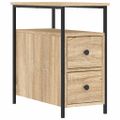 vidaXL Nočné stolíky 2 ks dub sonoma 30x60x60 cm kompozitné drevo