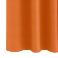 vidaXL Záclony na zatemnenie s krúžkami 2 ks Jasná oranžová Polyester