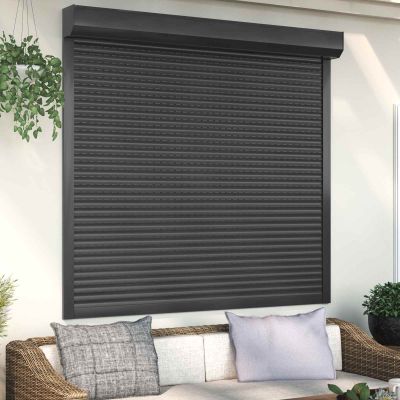 vidaXL Rolety Antracit 160 x 150 cm Hliník a polyuretán