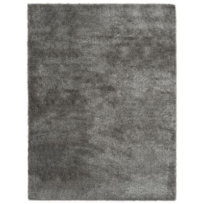 vidaXL Chlpatý koberček antracitový 80x150 cm