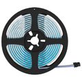 vidaXL LED pás 2 ks Čierna a priehľadná Meď a plast