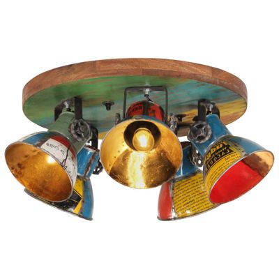 vidaXL Závesná lampa 25 W viacfarebná 50x50x25 cm E27