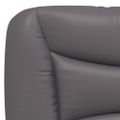 vidaXL Posteľ s matracom Hvar sivá 160x200 cm umelá koža
