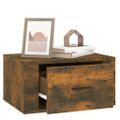 vidaXL Nástenné nočné stolíky 2 ks dymový dub 50x36x25 cm