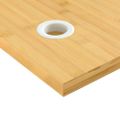 vidaXL Doska stola 110x55x2,5 cm bambus