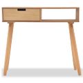 vidaXL Hnedý prístavný stolík z borovicového dreva, 80x30x72 cm