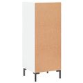 vidaXL Komoda biela 34,5x34x90 cm spracované drevo