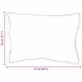 vidaXL Vankúš s vankúšom Biela 76 x 51 x 20 cm Polyester