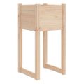 VidaXL Kvetináče 2 ks 40x40x81 cm borovicový masív