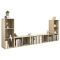 vidaXL TV skrinky 4 ks dub sonoma 107x35x37 cm drevotrieska