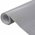 vidaXL Fólia na automobily 4D strieborná 100x150 cm