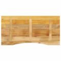 vidaXL Stolová doska so zakrivením 120x50x2,5 cm surový mangový masív