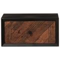 vidaXL Ručne vyrobený nočný stolík Prírodná 40 x 30 x 20 cm