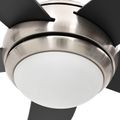 vidaXL Stropný ventilátor s osvetlením a diaľkovým ovládaním Ø 130 cm