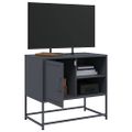 vidaXL TV skrinka antracitová 68x39x60,5 cm oceľ