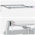 vidaXL Automaticky zaťahovacia markíza s LED burgundská 300x250 cm