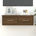 vidaXL Nástenná skrinka hnedý dub 60x26x18,5 cm spracované drevo