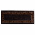 vidaXL Behúň MARSA Čierna 100 x 250 cm Polyester a PVC
