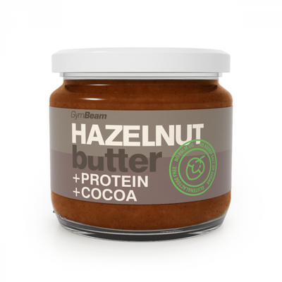 Proteínové lieskovoorieškové maslo - GymBeam, 8 x 340 g