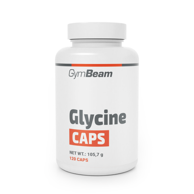 Glycín - GymBeam, 120 kaps., kapsulovaný, Viaczložkové